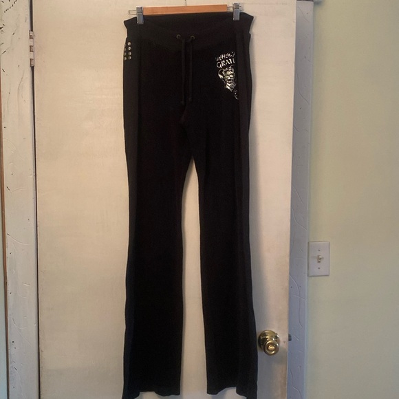 Grail Cotton Stretch Embellished Black Pants NeverUsed Rare
